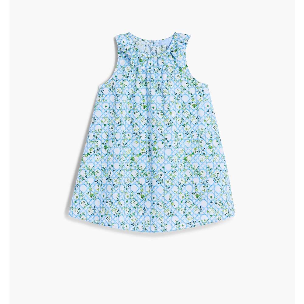 Hill House Home The Tiny Noelle Dress - Blue Basketweave Vine Size 5/6YBlue Bask